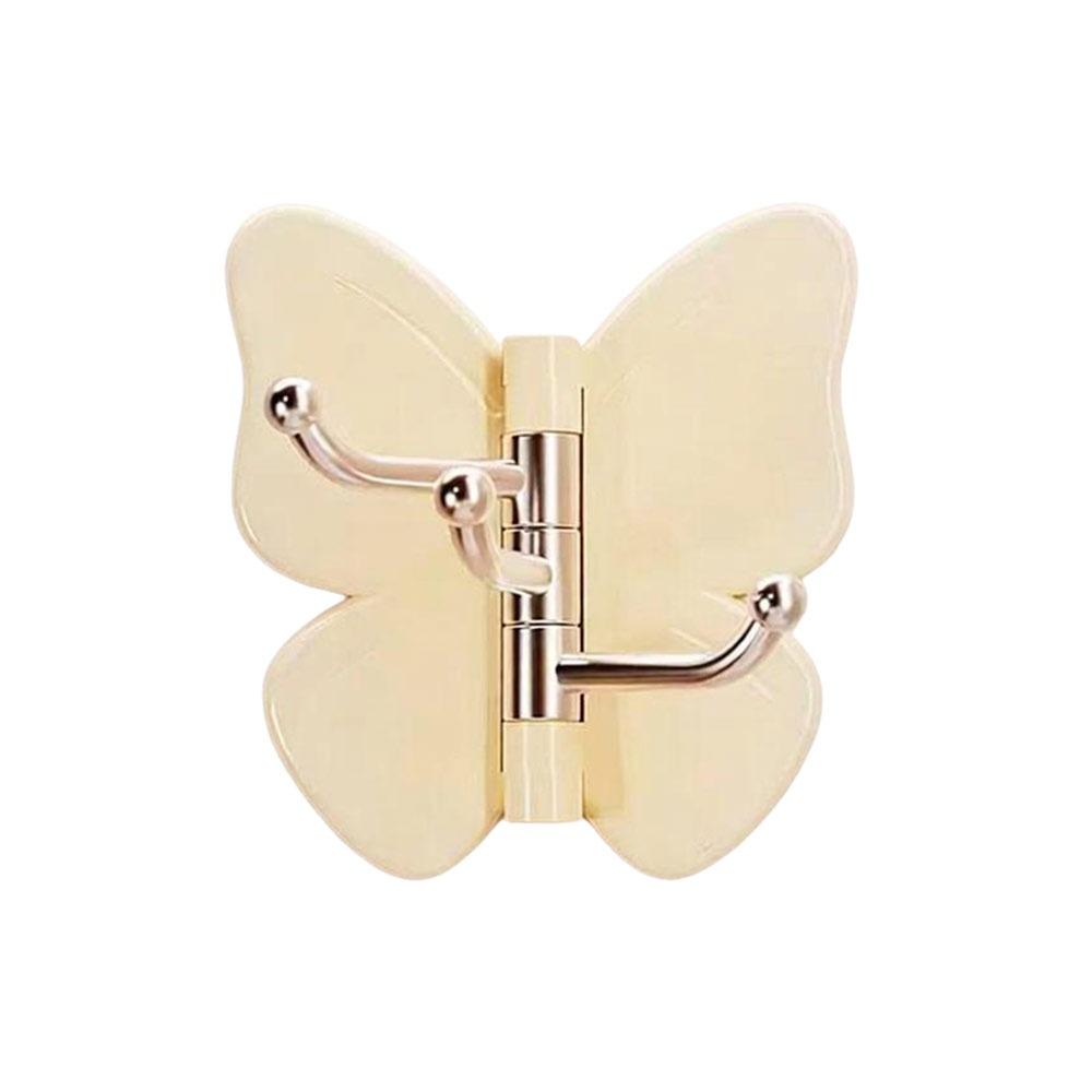 1/4PCS Self Adhesive Rotating Wall Hook Waterproof Adhesive Wall Hook Kitchen Bathroom Storage