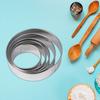 5Pcs/Set Multifunctional Stainless Steel Round Biscuit Mold Cookie Cutter Kitchen Accessories for Cutting Cookies