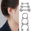 Fashion Simple Earring Set Charming Earrings for Men and Women Common Street Punk Night Club Versatile Earring Set