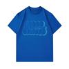 Men's 100% Cotton Crew Neck Short Sleeve T-Shirt, Casual Soft Breathable Retro Stacked Letter Print Tee for Daily Outdoor Summer Wear, Comfortable Reg