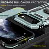 For iPhone 17 Air Case Kickstand Slide Lens Lid PC+TPU Drop