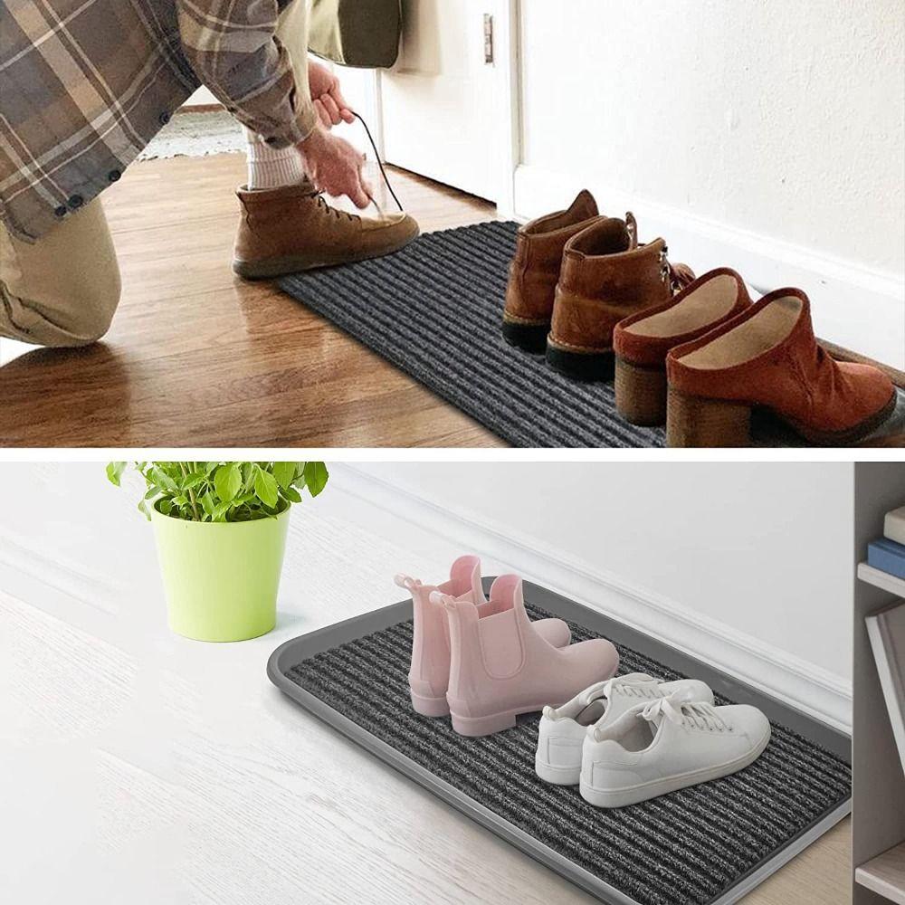 Multi-Purpose Wet Shoe Tray 2IN1 Plants Tray Mat Floor Protection Shoes Drying Pad  Dog