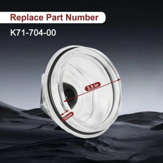 2Pcs 3.5" 12 Thread Oil Bath Seal Dust Caps for Dexter 9k 10K 8-415