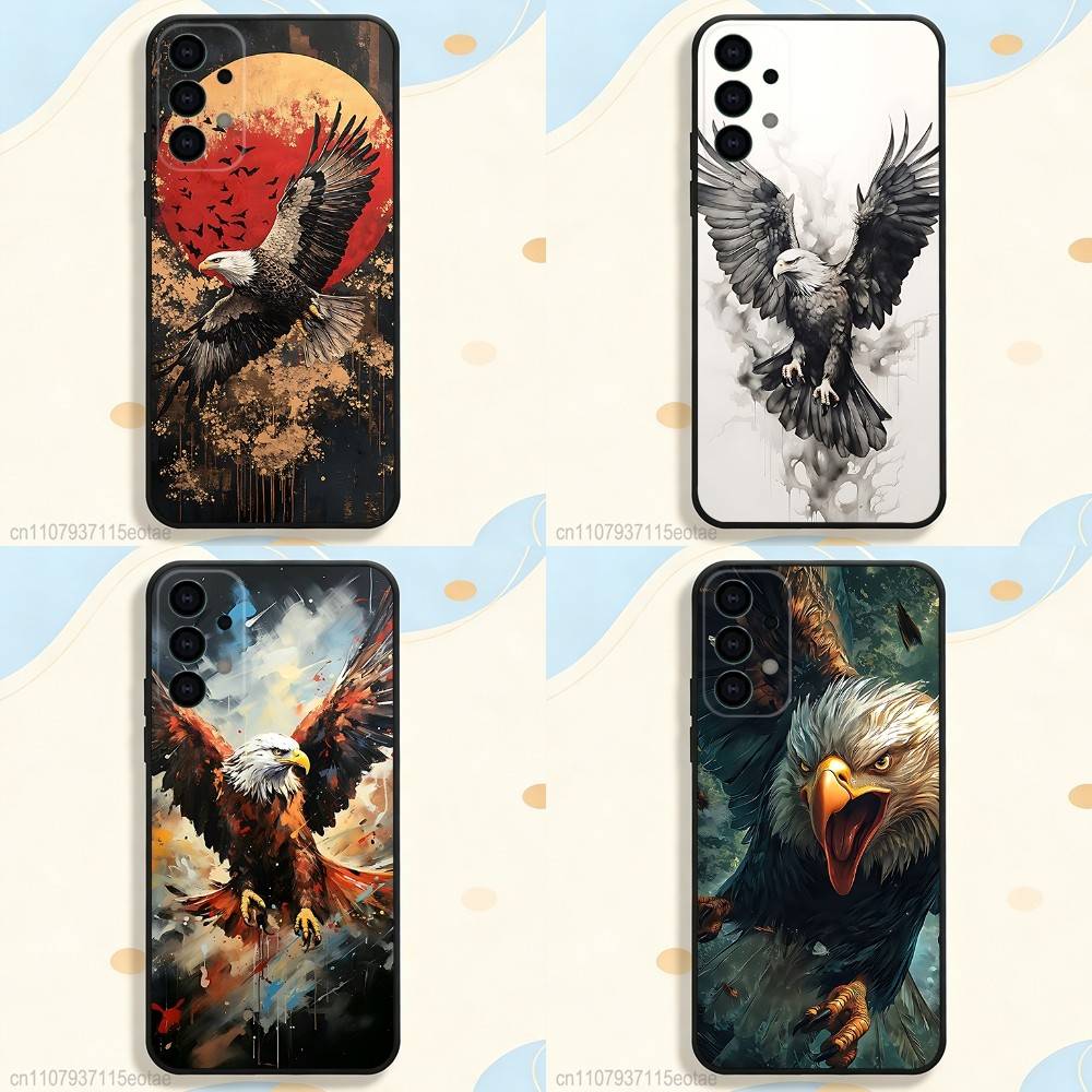 Орел летит Крутое искусство Чехол для Samsung Galaxy S26 S21 S25 FE S24 S23 Ultra S20 S9 S22 Plus S10 ТПУ Чехол