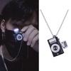 Цепочка на шею Личность Милый и Крутой Подарок на День Рождения Хип-Хоп Стиль Мода Подвеска в виде Камеры Ожерелье Ювелирный Аксессуар