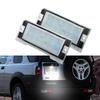 1pair For Land Rover Freelander 1 1997-2006 White LED License Plate Light Number Plate Lamp