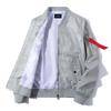 Men's Large Size Casual Stand Collar Sports Jacket - Spring/Autumn MA Pilot Style