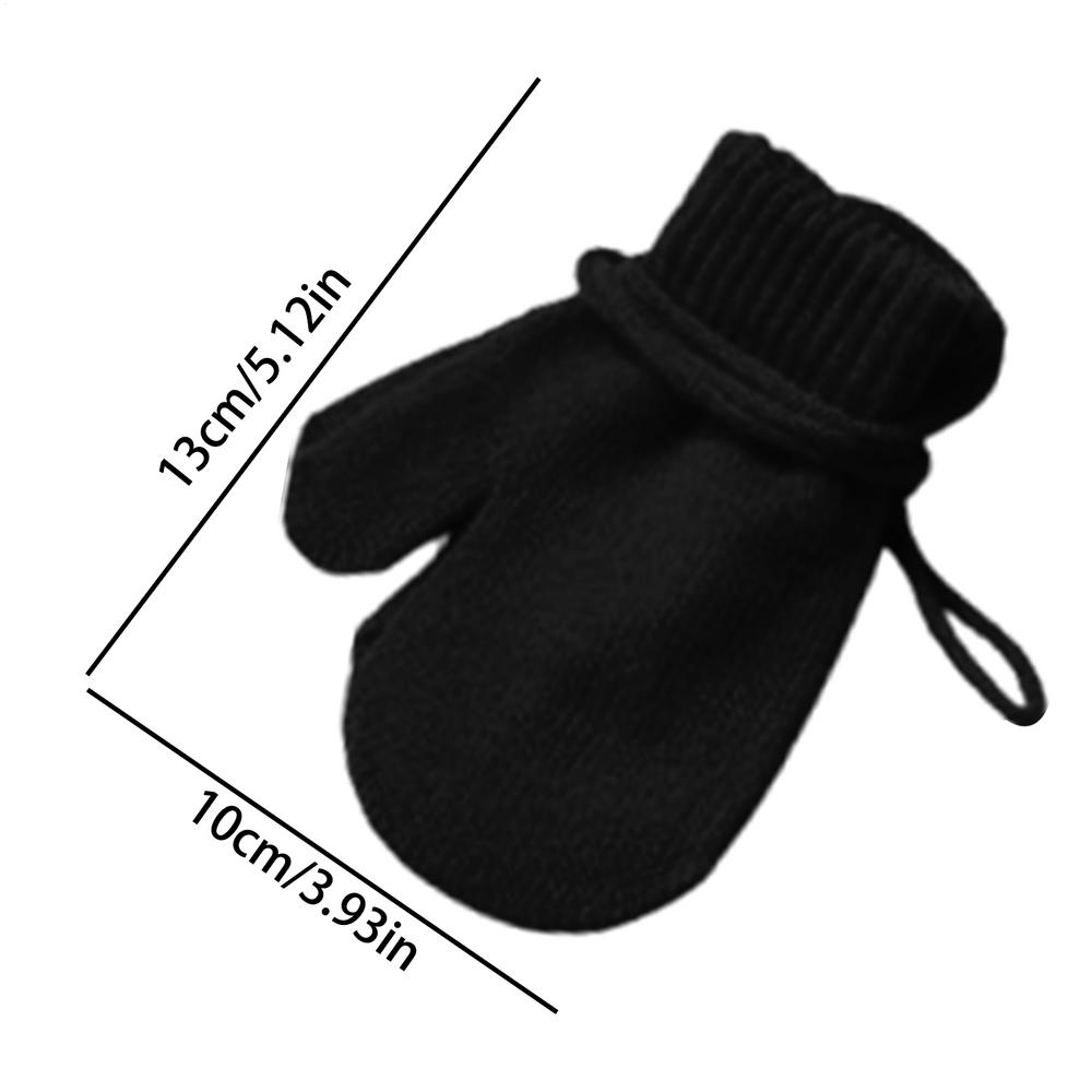 Kids Gloves Knitted Children Winter Warm Gloves Baby Girls Baby Boys Toddler Knitted Acrylic Gloves Warm Kids Gloves 1Paies