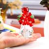 Popular K9 Crystal Red Rose Figurine, a perfect gift for women, birthdays, retirement, White Day, anniversaries, Mother's Day, or any occasion.