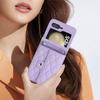 Сумка через плечо Стильный роскошный чехол для телефона Samsung Galaxy Z Flip 5 4 3 5G с длинным шнурком и защитным чехлом для карт
