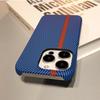Полурамка с рисунком под карбон для iPhone 17 Air 16 15 14 Plus 13 12 11 Pro Max Ударопрочный Ультратонкий Охлаждающий Чехол
