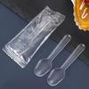 ZISIZ Individually Packaged Disposable Small Spoons