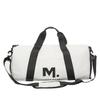 New Large Capacity Gym and Travel Bag - Lightweight, Dry & Wet Separation, Single Shoulder/Crossbody with Printed Logo