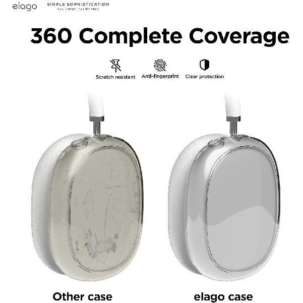 elago Clear Case for AirPods Max & AirPods Max 2