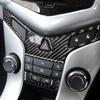 Для Chevrolet Cruze 2009-2015 углеродное волокно салона автомобиля Центральная кнопка управления панель отделка наклейка аксессуары для стайлинга автомобиля