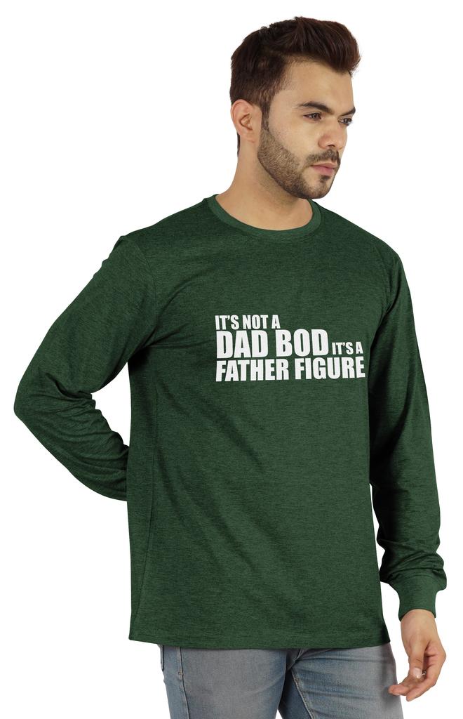 Inkmeso Мужская футболка It's Not A Dad Bod It's A Father Figure Смешные цитаты Папочка футболка