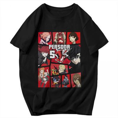 Мужская футболка Persona 5 Отличные подарки Графические футболки Y2K Унисекс Топы Футболки
