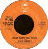 7inch Record WILD CHERRY - Baby Don't You Know 850306 Epic, Sweet Cit 1976 US Dance & Electronica Used