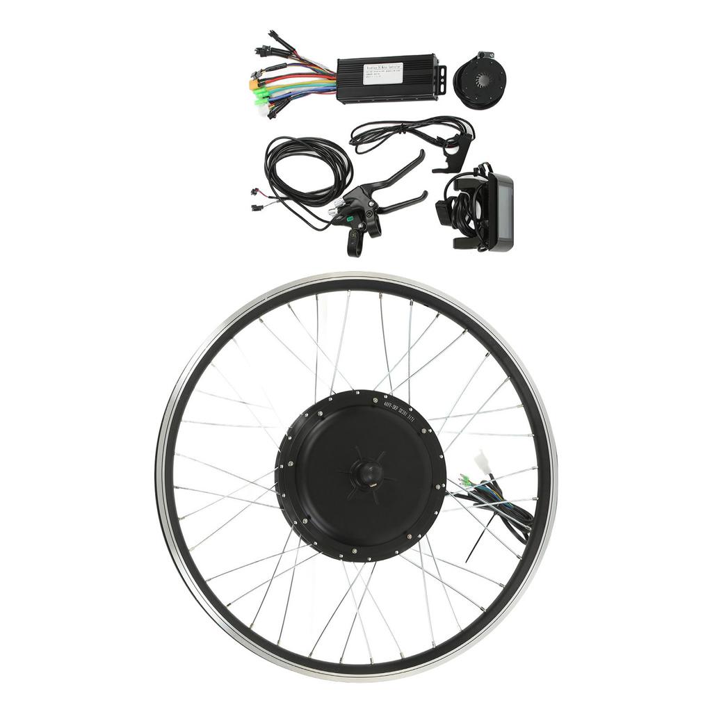 26-дюймовый 48V1000W велосипедный передний приводной мотор-колесо комплект для переоборудования с ЖК-панелью S900 для электромобиля