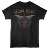 Bon Jovi - Основан в 1983 - Черный - Принт на груди - Взрослая унисекс футболка с коротким рукавом