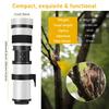 Сверхтелеобъектив для Canon/Nikon/Sony - 420-800 мм F/8.3-16 Объектив с длинным фокусным расстоянием (Ручной зум) для DSLR камер с ручной фокусировкой Объектив