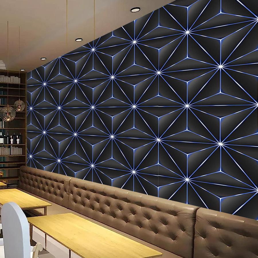 3D Geometry Pattern Peel and Stick Wallpaper Self Adhesive Contact Paper Removable Waterproof Wallpaper For Furniture Renovation