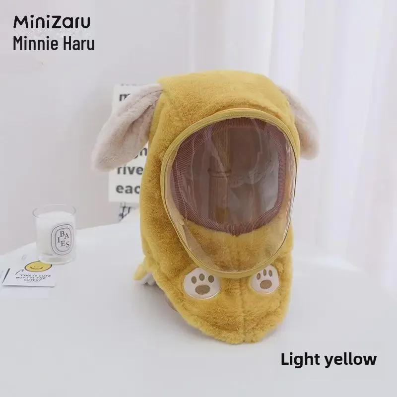 Детская ветрозащитная шапка-пуловер с защитой ушей и шарфом