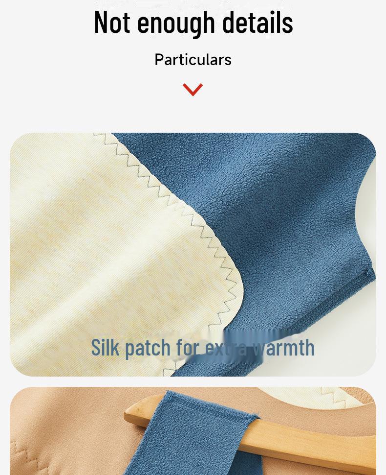 Мужской жилет без рукавов из шелкового кашемира с нашивкой и толстым бархатом