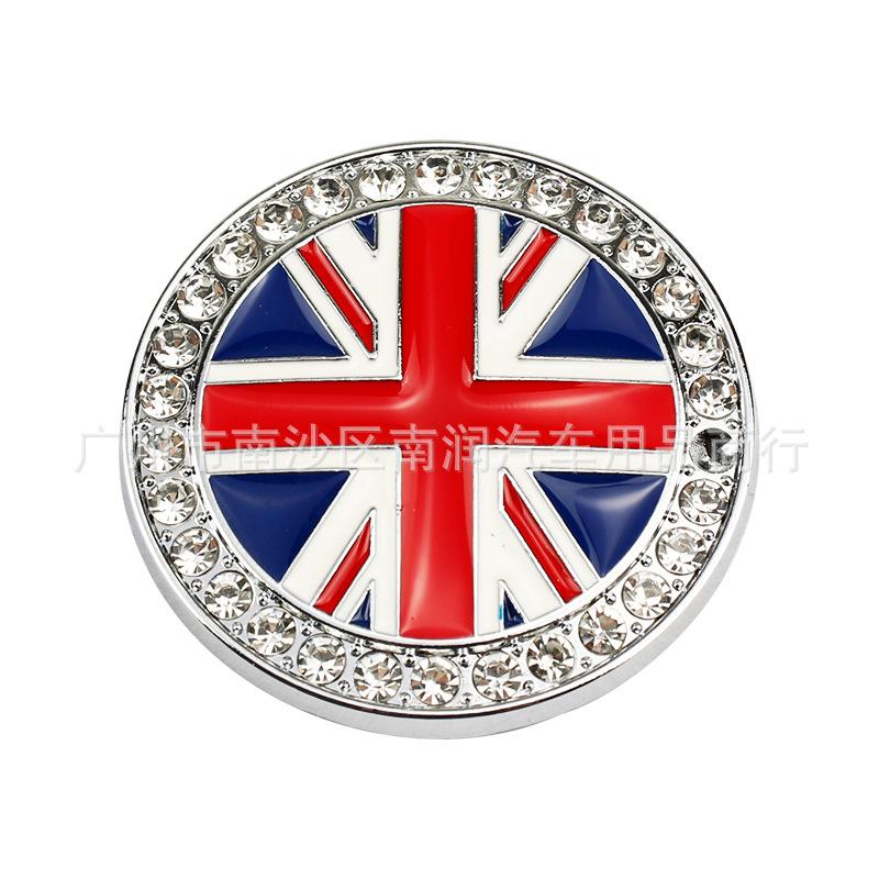 3D Металлическая эмблема-значок Union Jack для Автомобиля и Мотоцикла Самоклеящаяся Накладка от Царапин Задний Багажник Модифицированная Наклейка на Кузов