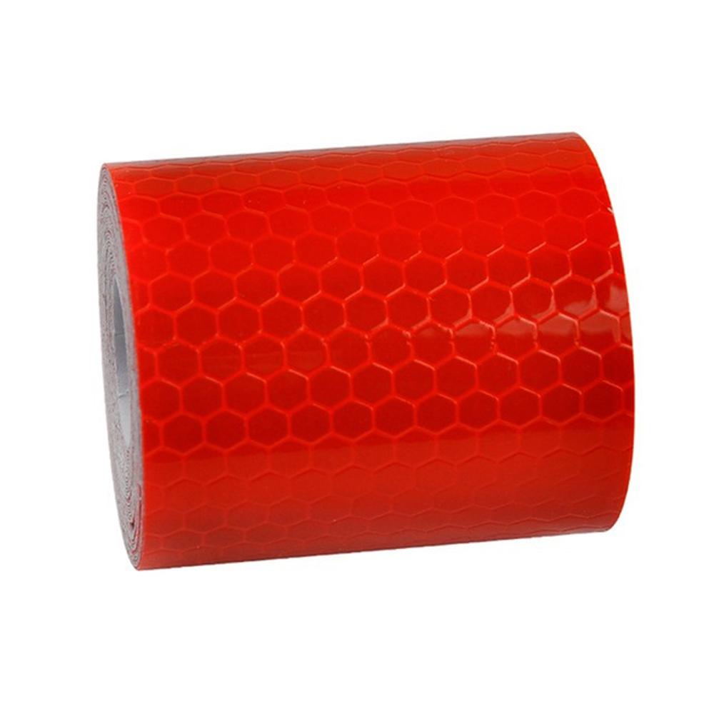 Sticker 5*100cm Safety Warning Tape Self Adhesive Reflective Strip Sticker Motorcycle Film