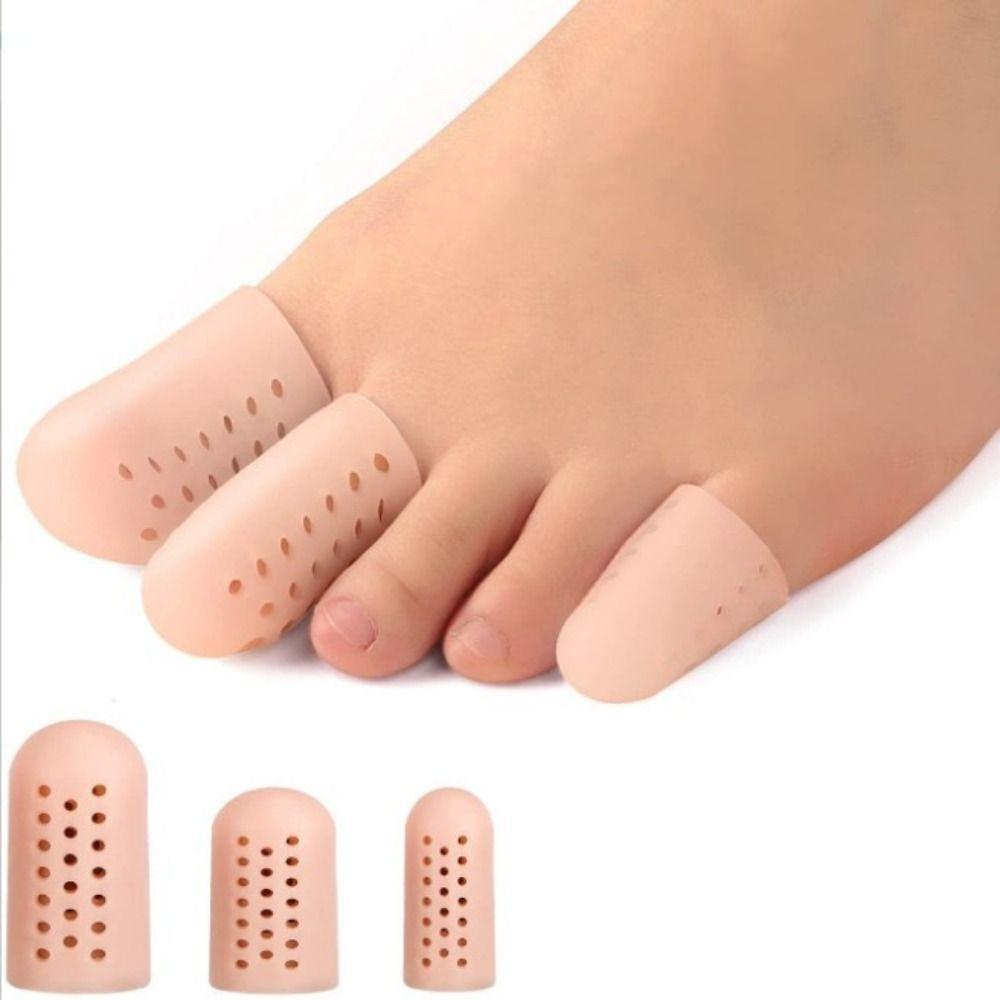 Silicone Separator Corns Calluses Blister Toe Protector Toe Separators Covers Tube With Holes