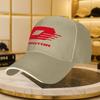 Qjmotor Baseball Cap Solid Color Lightweight Motorcar Print Classic Curved Brim Hand Washable