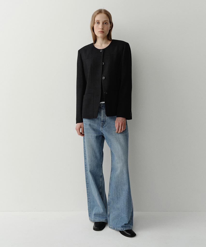 Eaah Vell Tweed Jacket (Black)