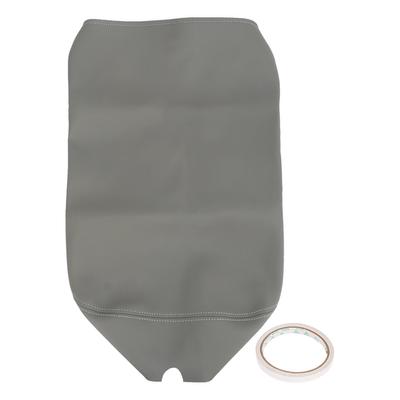 Крышка подлокотника консоли из ПУ кожи Гладкая поверхность Серая Защита центральной консоли Замена для Dodge