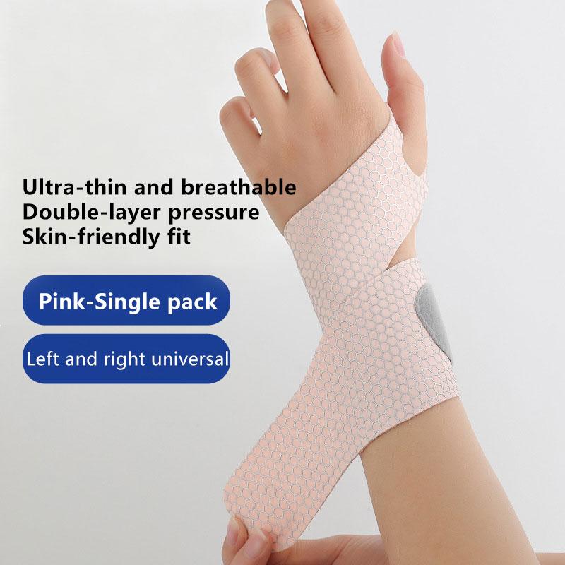 Carpal Tunnel Support Breathable Pressurized Wrist Guard Wraps Ultra Thin Wrist Brace Man And Women Gym Sports Wristband Safety 1