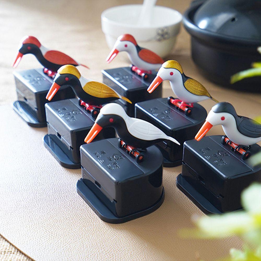 Украшение Автоматическая Коробка-Держатель Зубочисток Колибри Диспенсер для Зубочисток Контейнер для Зубочисток в виде Птицы