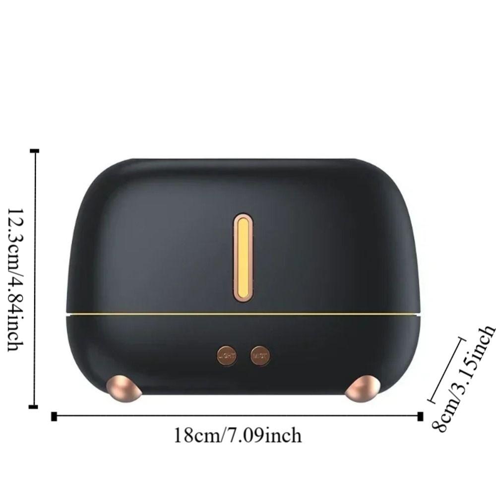 Ultra Quiet Flame Aromatherapy Diffuser 7 Colors Light Flame Humidifier Aroma Diffuser  Office
