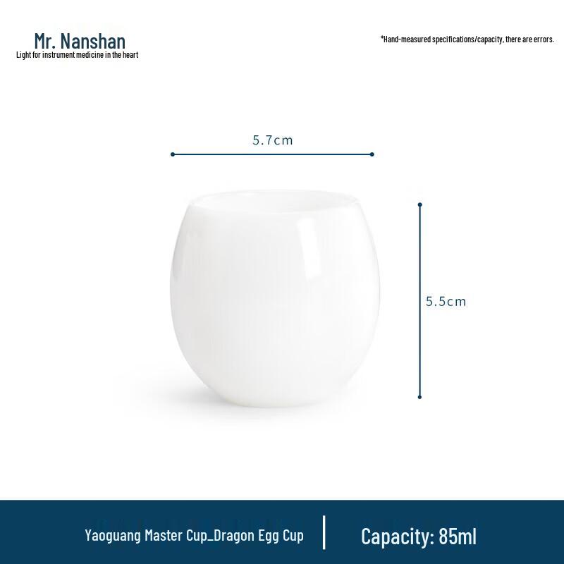 Nanshan Ceramic Dragon Egg Master Tea Cup