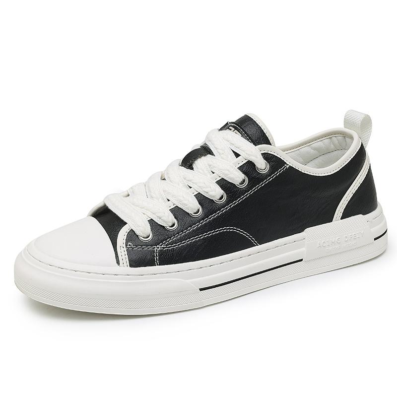 Высококачественная мужская спортивная обувь для отдыха на открытом воздухе, нескользящая, повседневная кожаная обувь с толстой подошвой, дизайнерская обувь, модная удобная вулканизированная обувь для тенниса