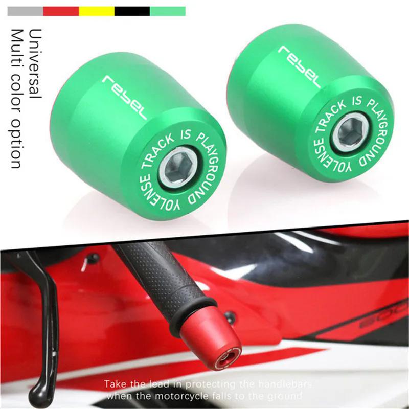 Motorcycle Handle Bar End Handlebar Grips ends Cap Plug Slider Counterweight cover For HONDA REBEL CMX 1100 300 500 CM300 CM500
