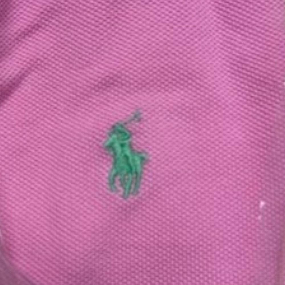 Polo Ralph Lauren Polo Shirt Ss25 Embroidered Logo Cotton Short Sleeve Kids Tops Peach-Pink 323703632-196