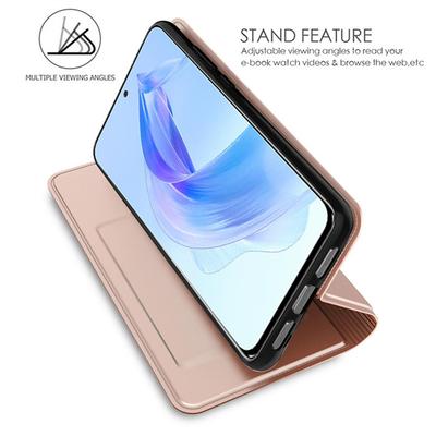 Для Honor 300 Чехол из ПУ кожи Чехол для телефона с держателем для карт Подставка Магнитная застежка