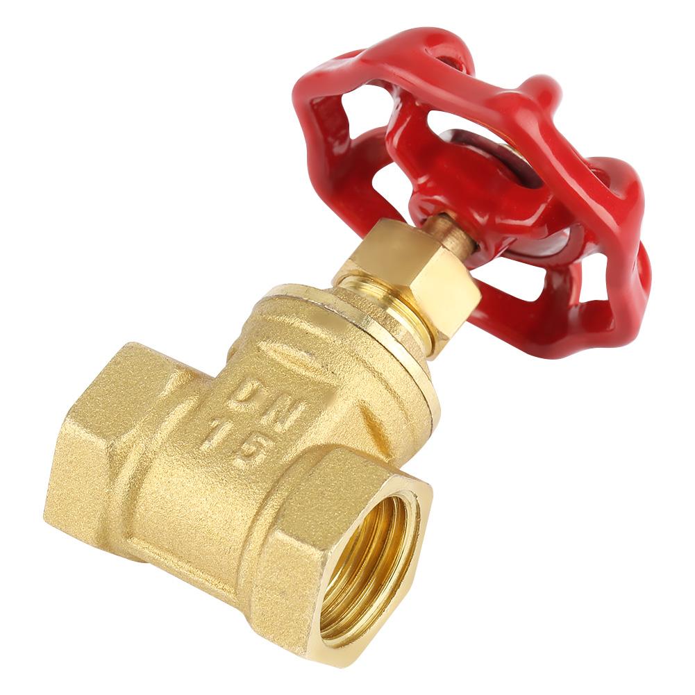 Латунный задвижка DN15 BSPP G1 2 Поворотный шиберный клапан 232PSI для воды, масла, газа
