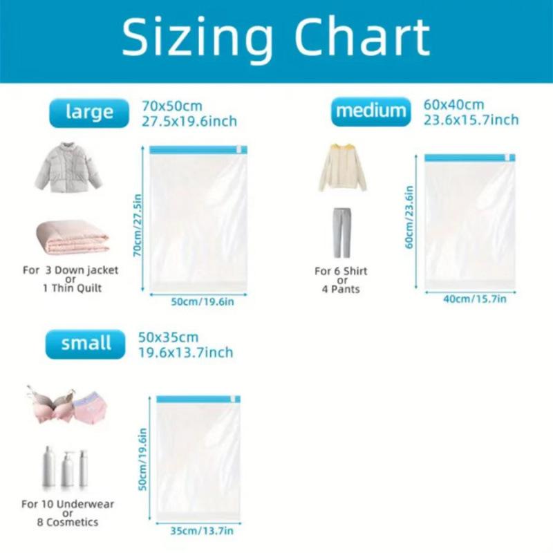 5pcs Roll Type Vacuum Compression Bag Luggage Specific Travel Storage Pouch Space Saving Folding Bags Moisture-proof and Dust-proof Clothing Pouchs