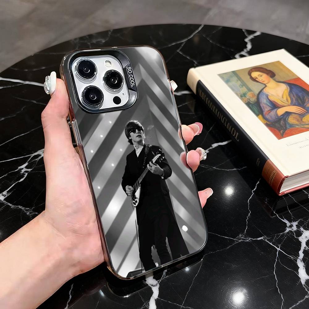 Классический J-John певец L-Lennon JL Чехол для телефона Для iPhone 17,16,15,14,13,12,11 Plus,Pro Max,Цветной Серебряный Чехол для телефона Funda Cover