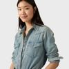 Levi's Ultimate Western Denim Shirt Women's Long Sleeve US M 86832-0070