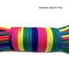 Durable Parachute Cord Multi-Strand Survival Cord New Rainbow Paracord Rope  Survival Gear