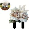 Acrylic Sculpture Fairy Garden Stake Gifts Ornament 2D,Collection Figurine Flower Pot Decoration