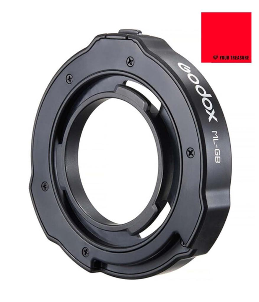 Адаптер-конвертор Godox Bowens Mount с ML-GB [совместим с AD300Pro, ML60iiBi, Ml100Bi, ML60, ML30]