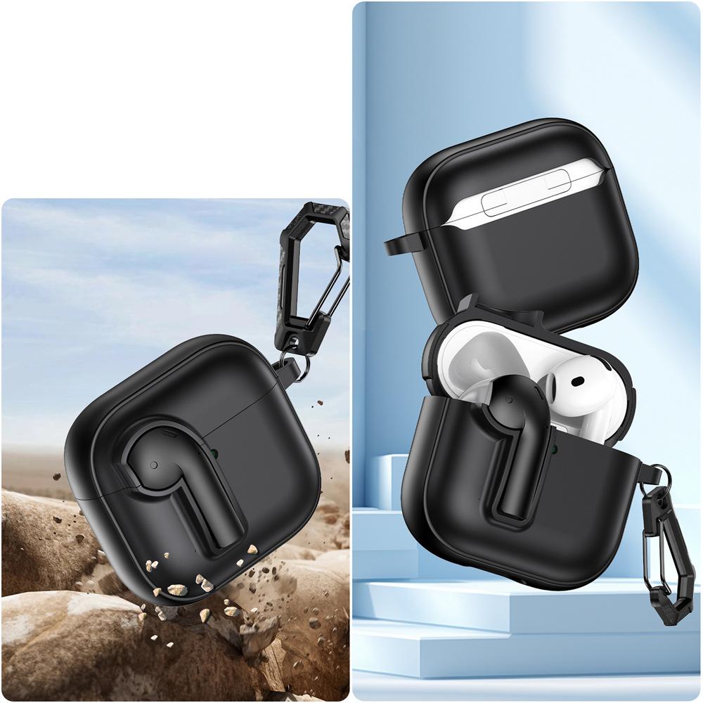 Applicable AirPods 1 generation protective cover lock switch 1st generation pro1 apple bluetooth headset soft case simple anti-drop
